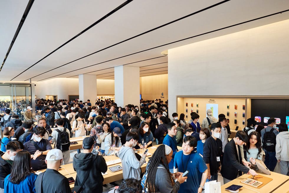 韩国第 5家Apple Store 正式开业，苹果官方分享开业盛况