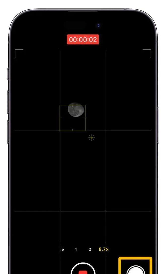 iphone怎么拍月亮