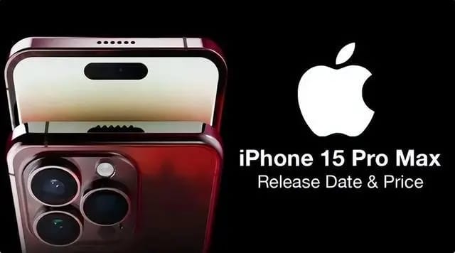 取代暗紫色，iPhone15 Pro Max全新鲜红色亮相，超窄边框太惊艳了