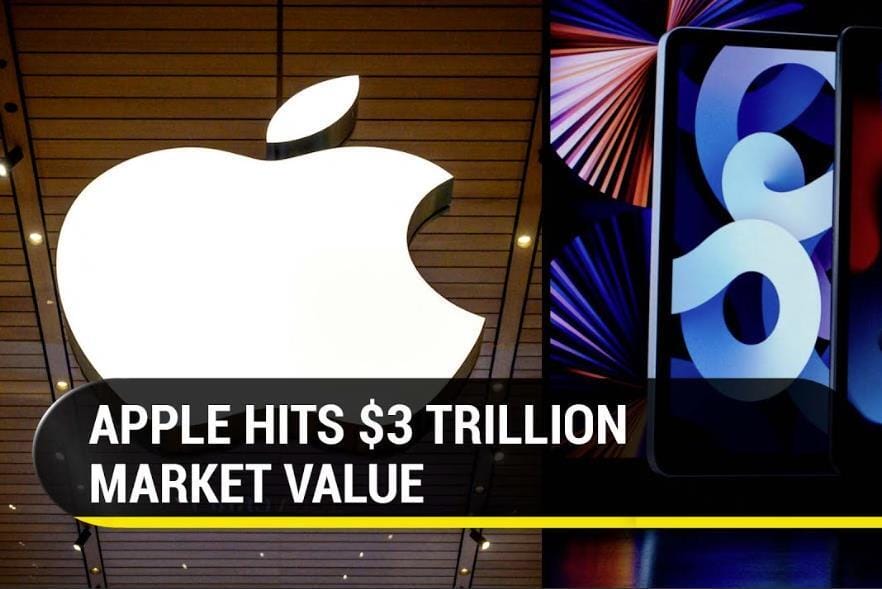 苹果市值突破3万亿美元大关创历史新高 相当于10个贵州茅台