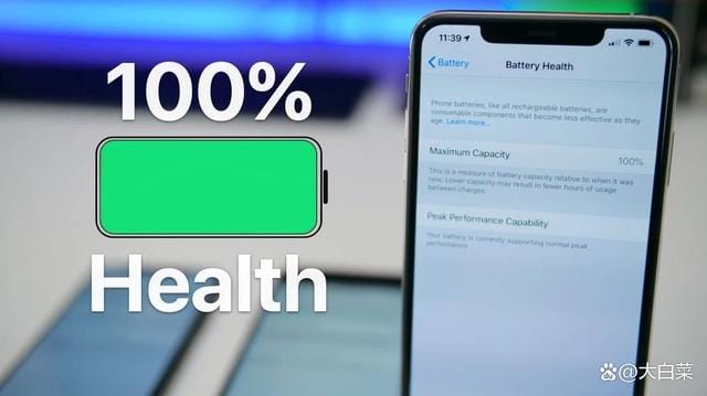 苹果iPhone电池健康度，80%和100%到底有多大区别