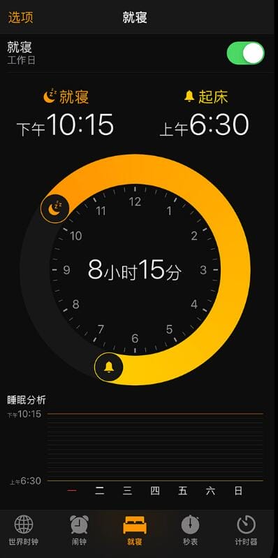 iPhone “时钟”：除了能设定闹钟，还有这些实用功能