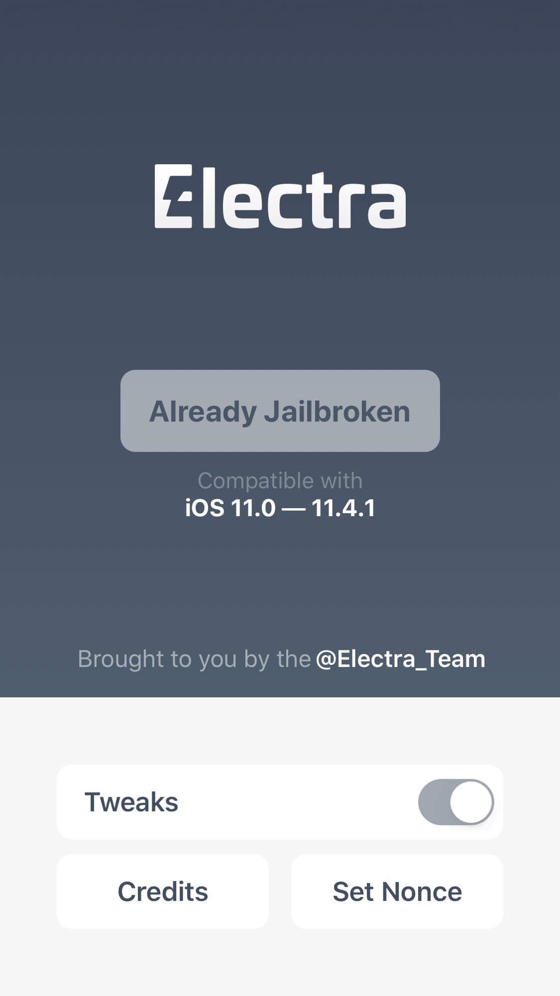 iOS 11 越狱工具 Electra 停止更新，兼容机型依旧可用