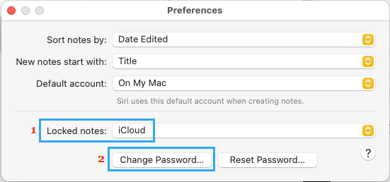 如何在Mac更改笔记密码，苹果电脑重置备忘录密码方法