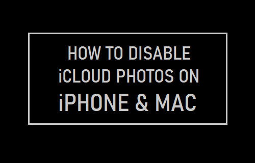 如何在iPhone和Mac上禁用iCloud照片