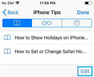 如何在iPhone Safari浏览器上为网页添加书签
