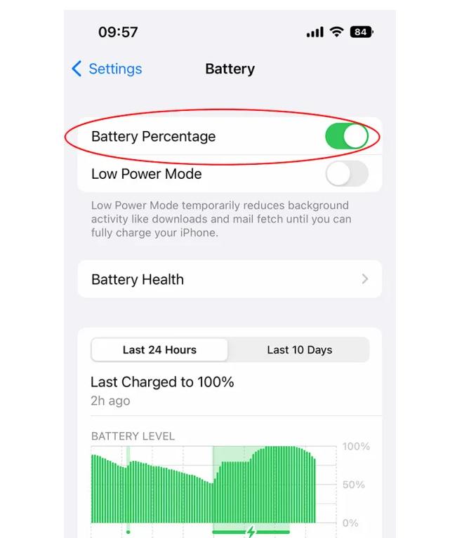 苹果手机怎么显示剩余电量百分比（iOS16设置教程）