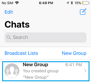 如何在苹果iPhone上创建WhatsApp群组