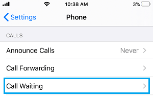 如何在苹果iPhone上启用或禁用呼叫等待