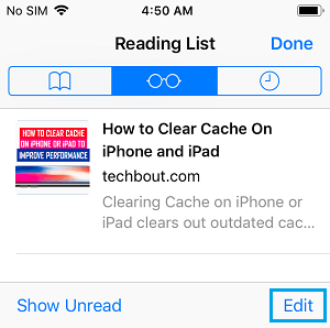 如何清除iPhone和Mac上的Safari阅读列表