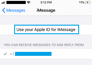 修复：iMessage显示错误的电话号码