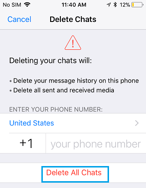 如何在苹果iPhone上删除WhatsApp消息