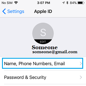 如何在iPhone上更改苹果ID电子邮件地址