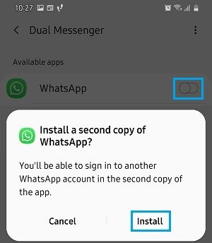 如何在iPhone和安卓上使用两个WhatsApp帐户