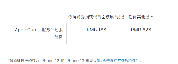 苹果 iPhone 13 系列官方维修价格是多少？