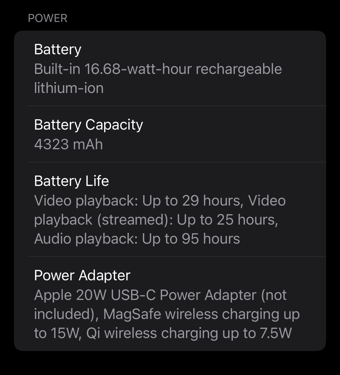 苹果 iPhone 15 Pro Max 电池容量细节曝光：4422 毫安时，相比前代增加 2%