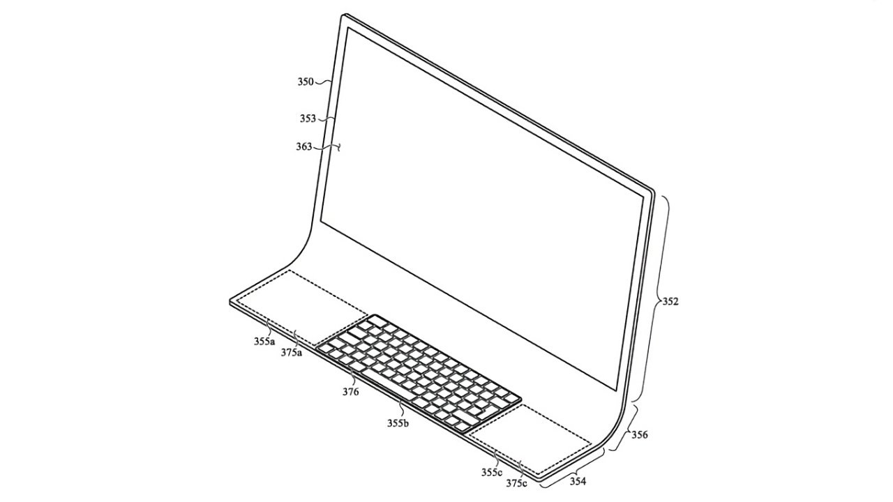 苹果新专利：配有屏幕曲面玻璃的 iMac