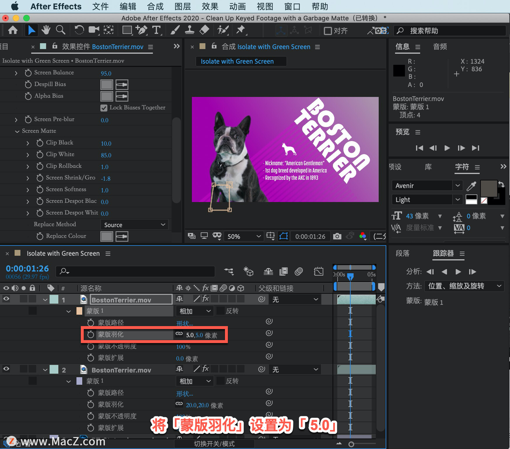 After Effects 教程「38」，如何在 After Effects 中创建复制图层清理素材？