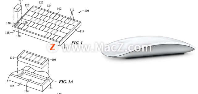 苹果MacBook新专利：可在键盘部分放入手写笔，可拆卸式 MacBook 键盘专利
